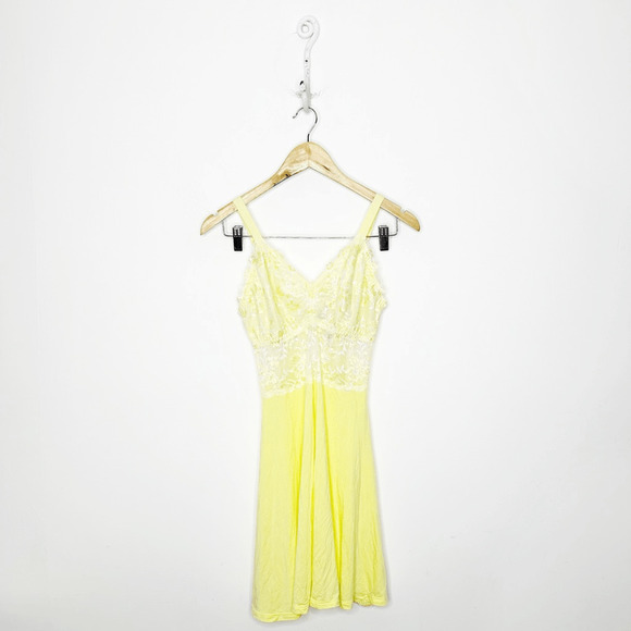 Cosabella Other - COSABELLA Dolce Babydoll Nightgown Mignonette Yellow lace lingerie womens small